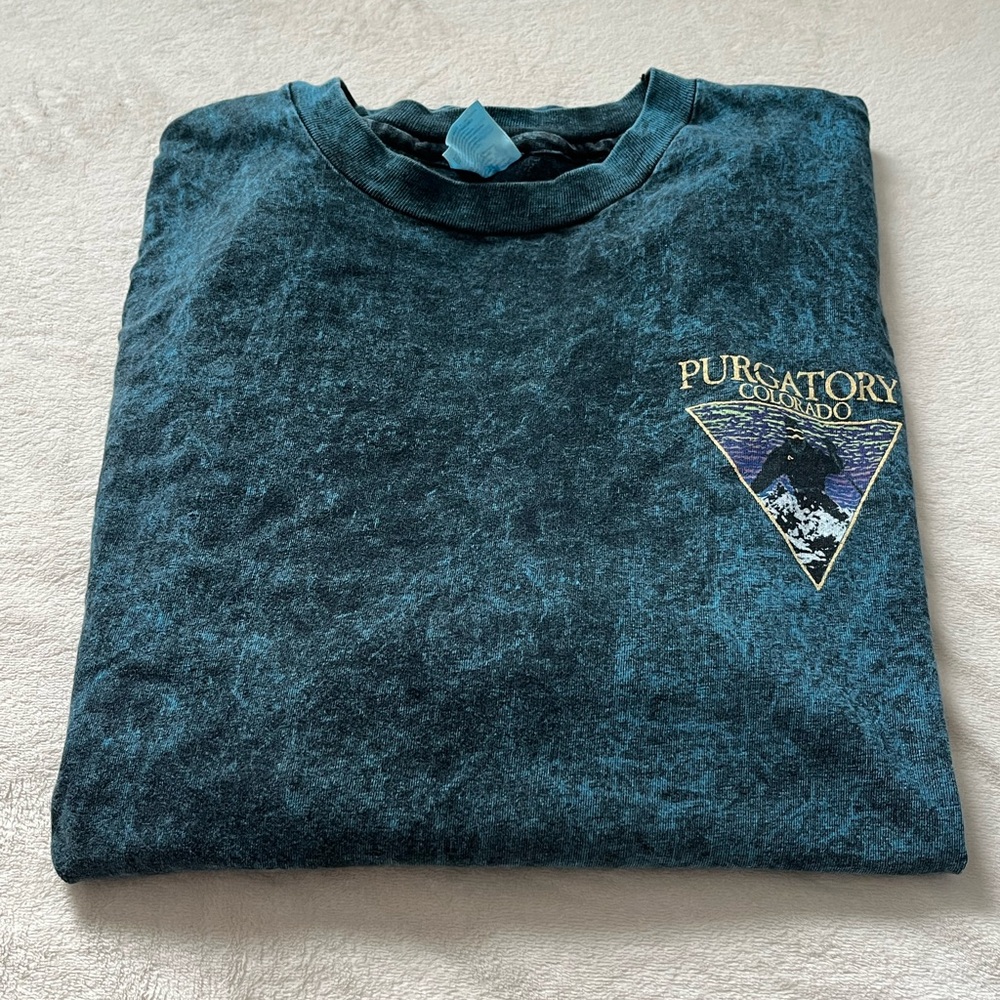 Vintage Hanes Beefy Purgatory Colorado Work Sucks Tshirt